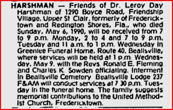 Leroy Day Harshman